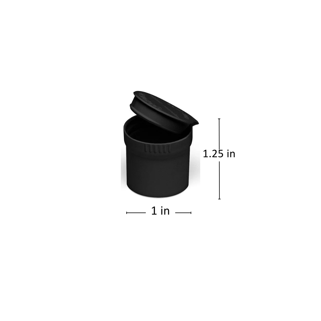 10ml Child Resistant Pop Top Concentrate Containers - 1600 Count ($0.069)