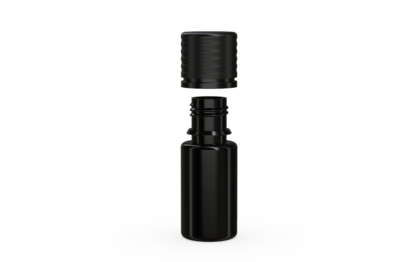 10ml Chubby Gorilla Spiral Bottle w/ Inner Seal & Tamper Evident Break-Off Band - 1000 Count ($0.2337/Unit)