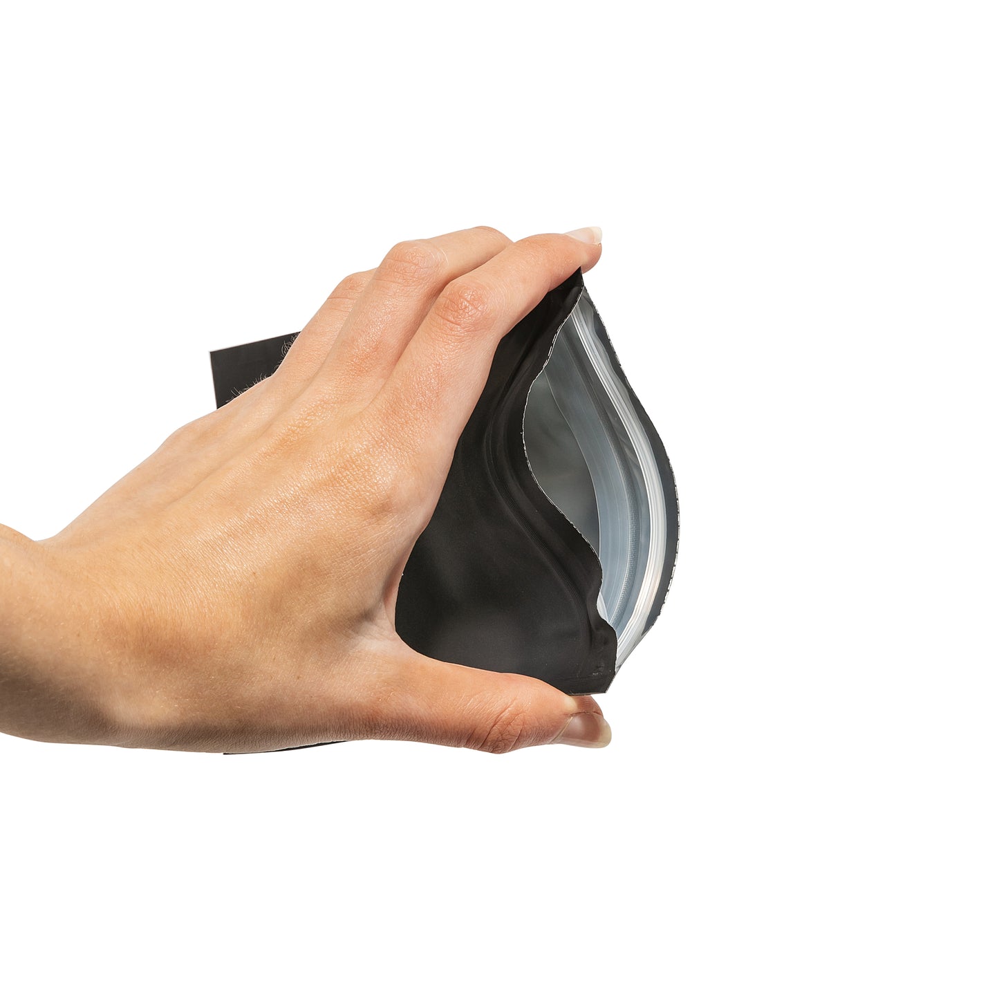 14g Soft Touch GriploK CR Mylar Matte Black Bag - 1200 Count ($0.34/unit) | 4.5"x7.5"x2" - Child Resistant