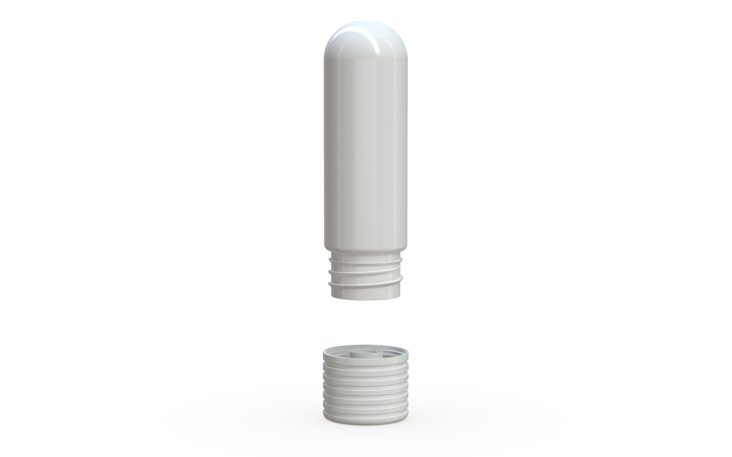 65mm Chubby Gorilla Spiral CR Cartridge Container, Round Top w/ 510-Thread & Tamper Evident Band - 400 Count ($0.5064/Unit)