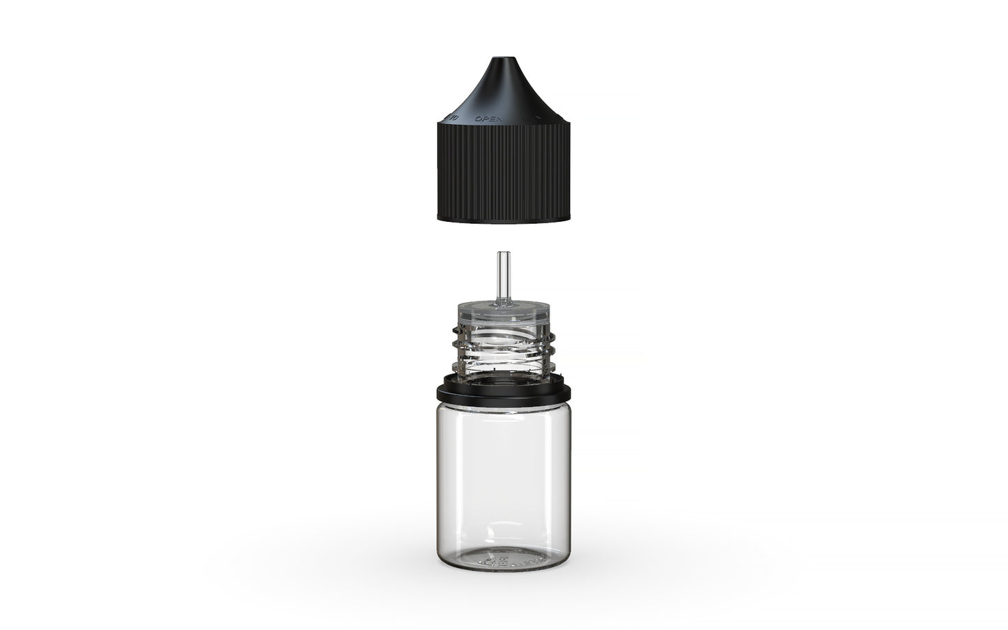 20ML Chubby Gorilla Stubby Unicorn Bottle PET CR - 1000 Count ($0.3005/Unit)