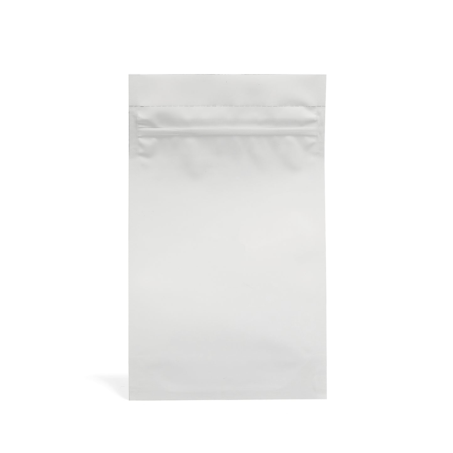 28g Soft Touch GriploK CR Mylar Matte White Bag - 700 Count ($0.38/unit) | 6"x9.25"x2.5" - Child Resistant