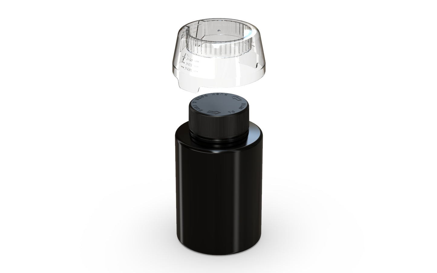 500ML Chubby Gorilla Aviator CR Base Bottle w/ Inner Seal, Tamper Evident Break-Off Band & Dosing Cup - 60 Count ($1.6584/Unit)
