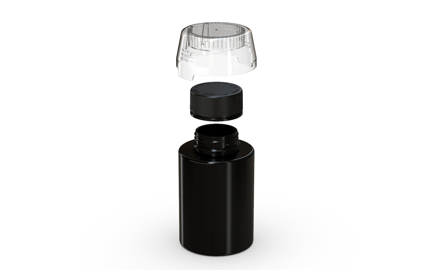 500ML Chubby Gorilla Aviator CR Base Bottle w/ Inner Seal, Tamper Evident Break-Off Band & Dosing Cup - 60 Count ($1.6584/Unit)