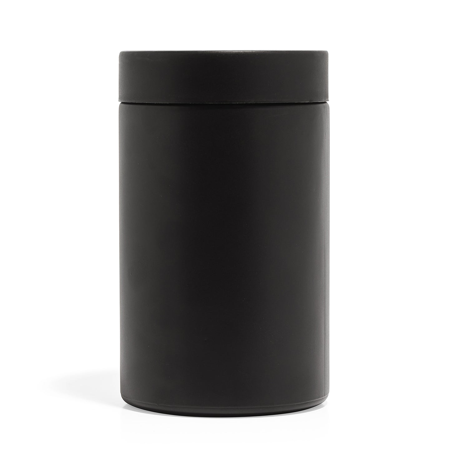 16oz Black Glass Straight-Wall Jar with Child-Resistant Lid - 48 Count ($1.45/Unit)