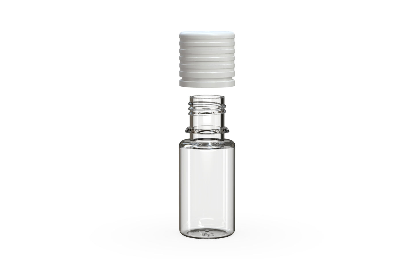 10ml Chubby Gorilla Spiral Bottle w/ Inner Seal & Tamper Evident Break-Off Band - 1000 Count ($0.2337/Unit)