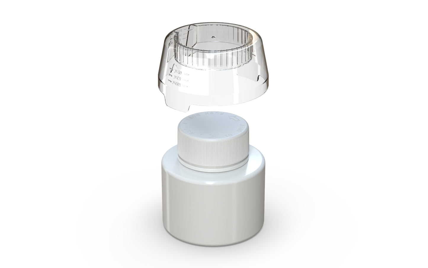 250ML Chubby Gorilla Aviator CR Base Bottle w/ Inner Seal, Tamper Evident Break-Off Band & Dosing Cup - 120 Count ($1.3356/Unit)