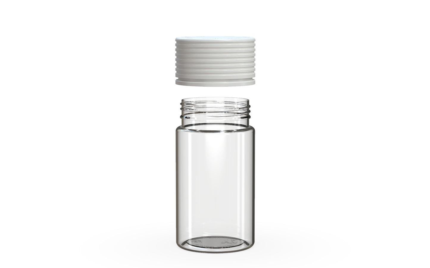 60ml Chubby Gorilla Mini Spiral CR Bottle w/ Inner Seal & Tamper Evident Break-Off Band - 500 Count ($0.5676/Unit)