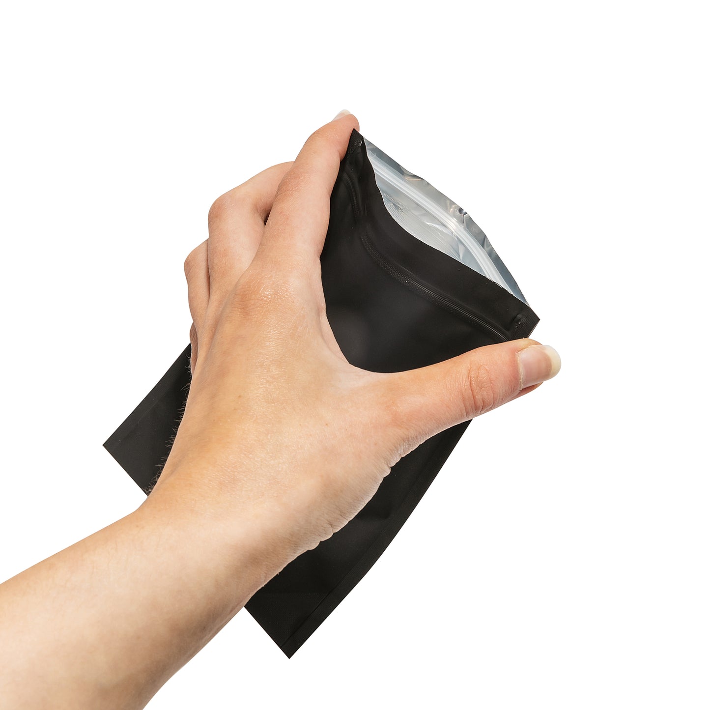 7g Soft Touch GriploK CR Mylar Matte Black Bag - 1,400 Count ($0.27/unit) | 4"x6.7"x2" - Child Resistant