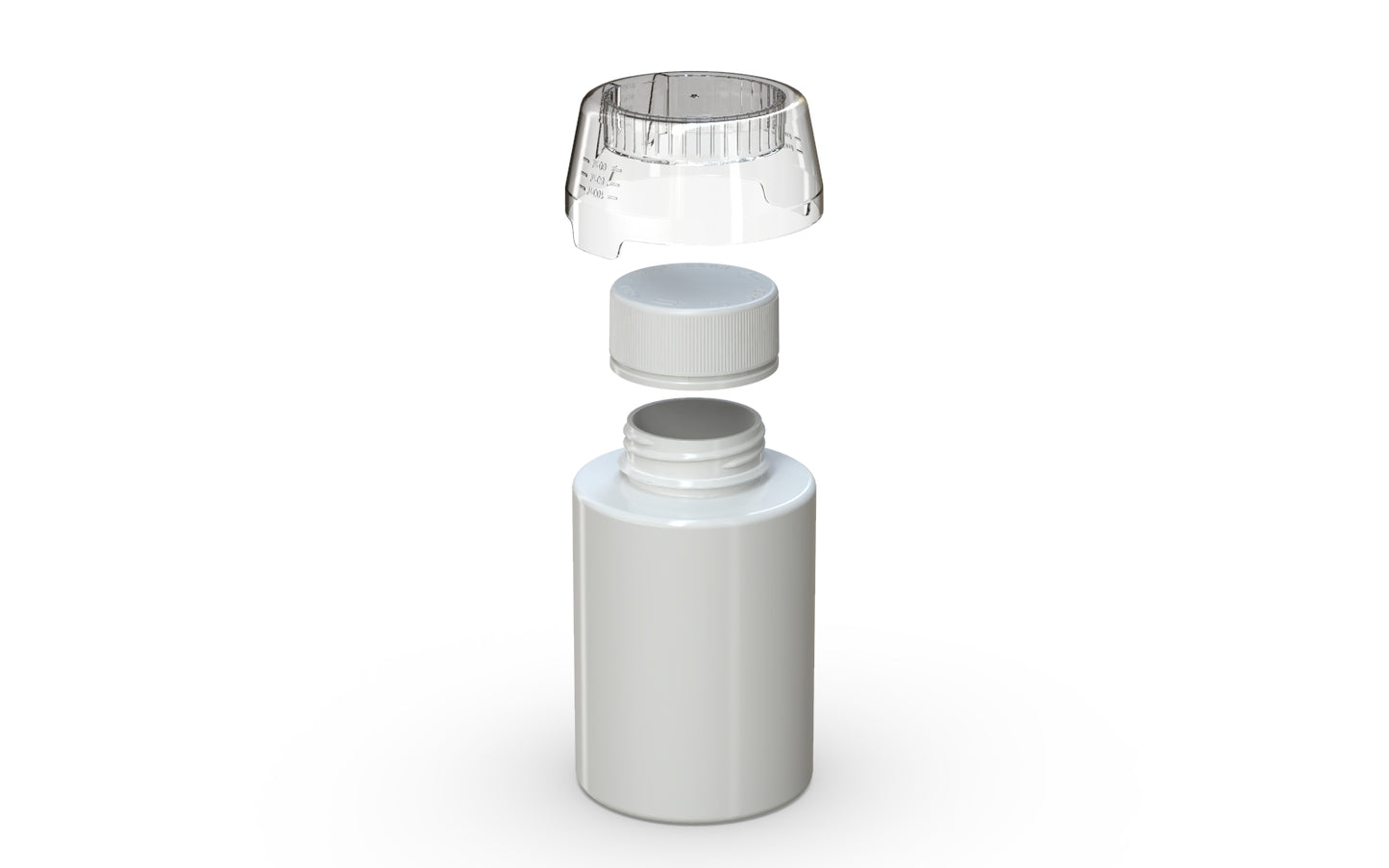 500ML Chubby Gorilla Aviator CR Base Bottle w/ Inner Seal, Tamper Evident Break-Off Band & Dosing Cup - 60 Count ($1.6584/Unit)