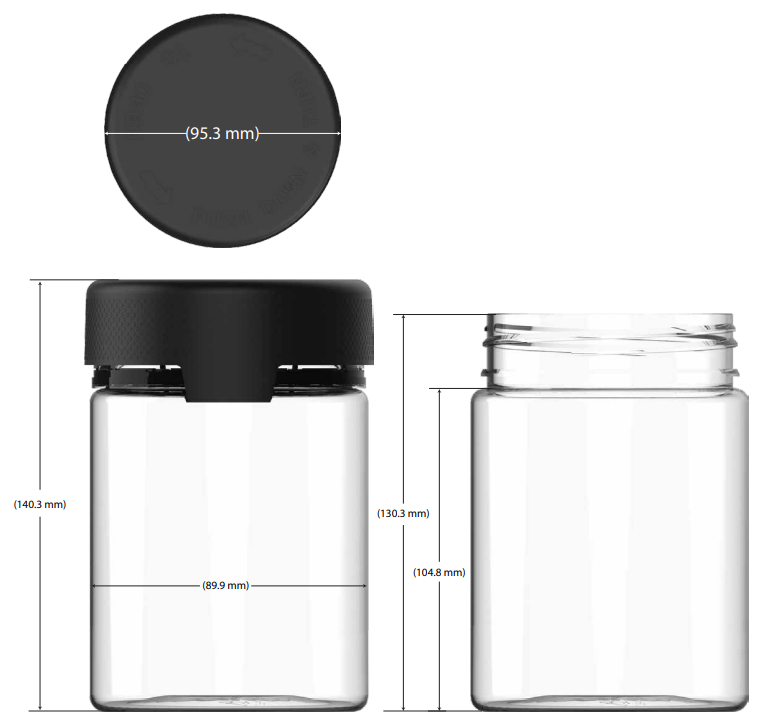 21.5oz Chubby Gorilla Aviator Container w/ Inner Seal - 40 Count ($2.2149/Unit)