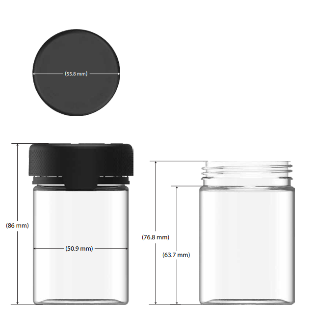 4oz Chubby Gorilla Aviator CR Container w/ Inner Seal - 400 Count ($0.6678/Unit)