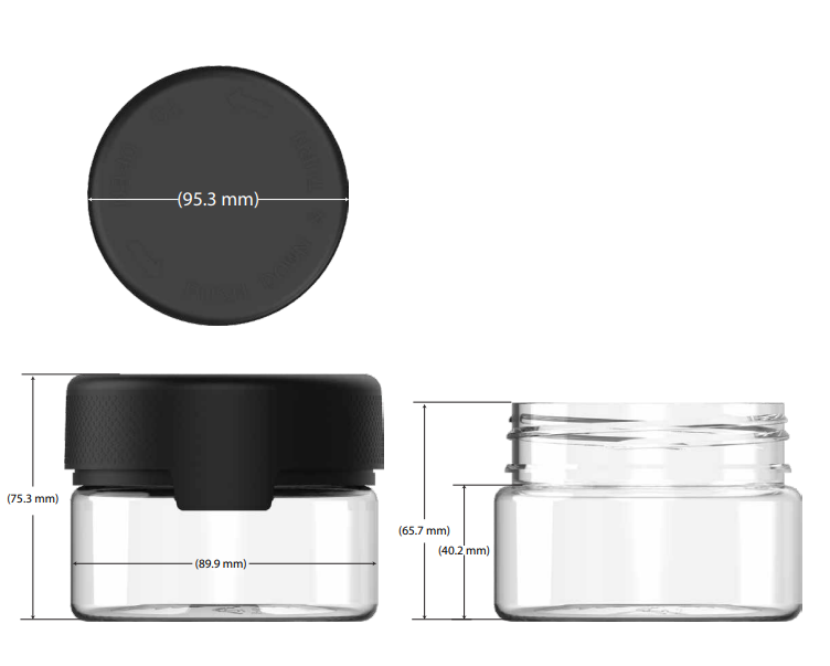 7.5oz Chubby Gorilla Aviator Container w/ Inner Seal - 100 Count ($1.6361/Unit)