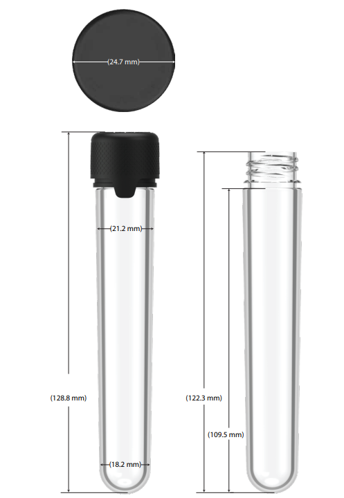 120mm Chubby Gorilla Aviator CR Tubes - 500 Count ($0.4341/Unit)