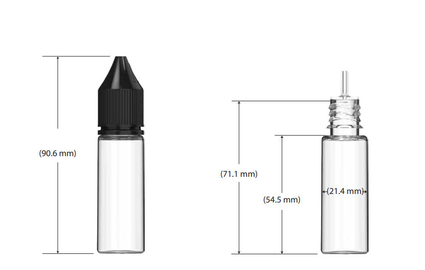 16.5ML Chubby Gorilla V3 Unicorn Bottle PET CR - 1000 Count ($0.2616/Unit)