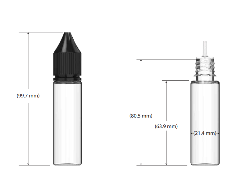20ML Chubby Gorilla V3 Unicorn Bottle PET CR - 1000 Count ($0.2949/Unit)