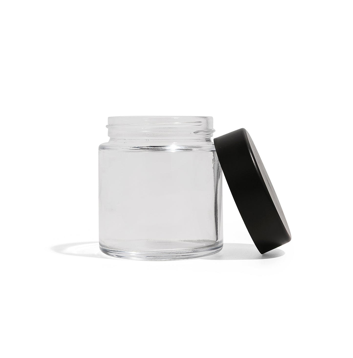 3oz Clear Glass Straight-Wall Wide-Mouth Jar with Child-Resistant Lid - 105 Count ($0.62/Unit)