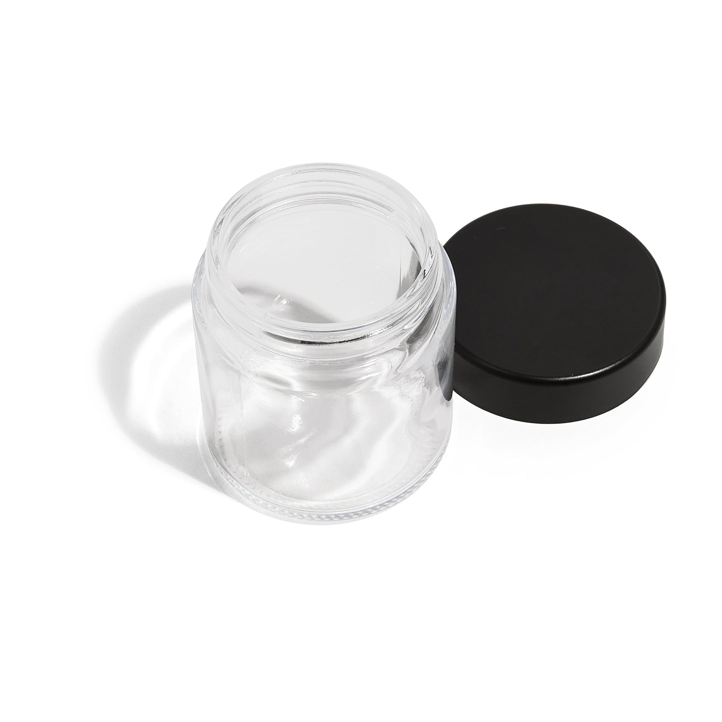 3oz Clear Glass Straight-Wall Wide-Mouth Jar with Child-Resistant Lid - 105 Count ($0.62/Unit)
