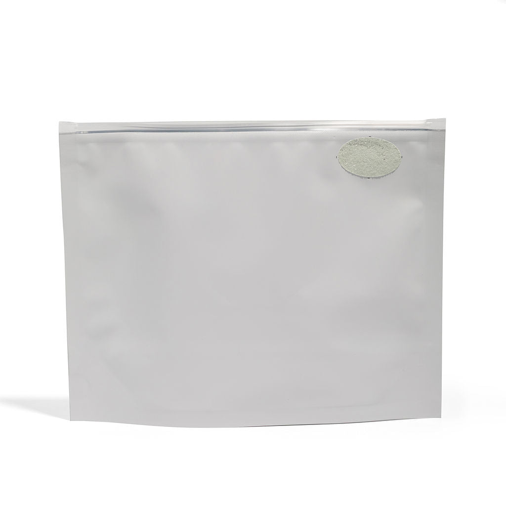 14g Matte White Exit Bags - 800 Count ($0.45/Unit) | 8"x6"x3" - Child Resistant
