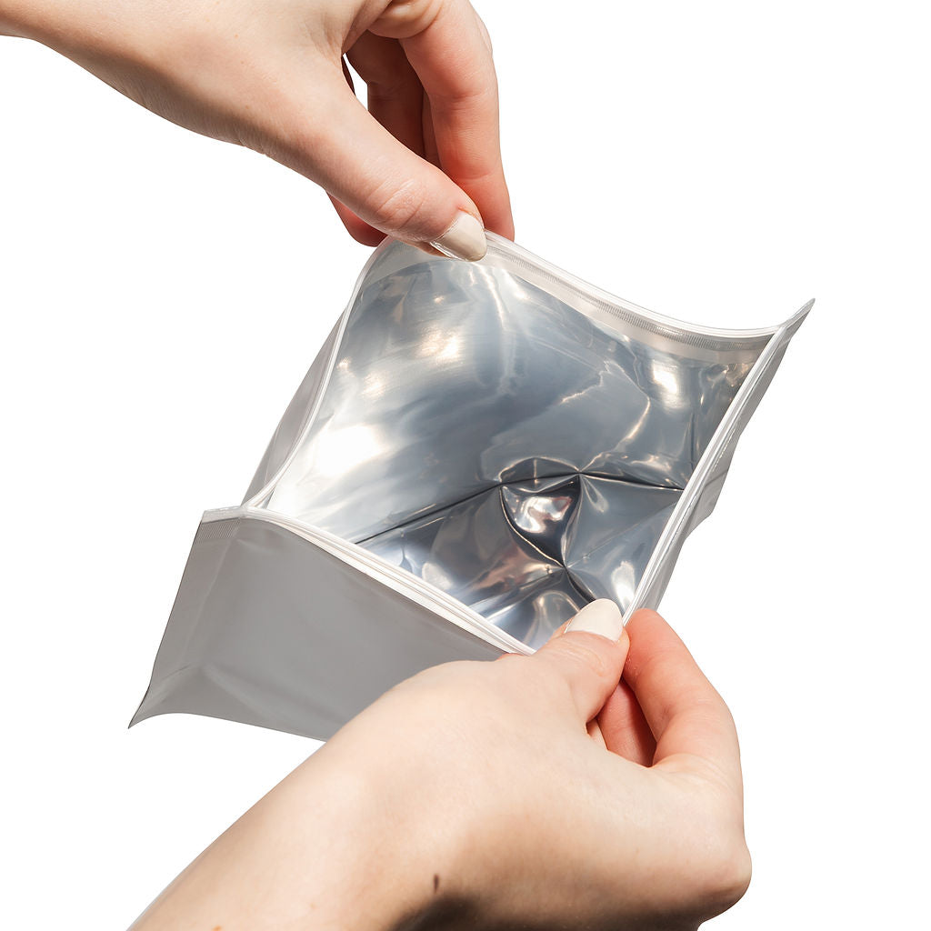 14g Matte White Exit Bags - 800 Count ($0.45/Unit) | 8"x6"x3" - Child Resistant