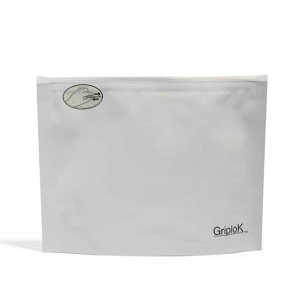 14g Matte White Exit Bags - 800 Count ($0.45/Unit) | 8"x6"x3" - Child Resistant
