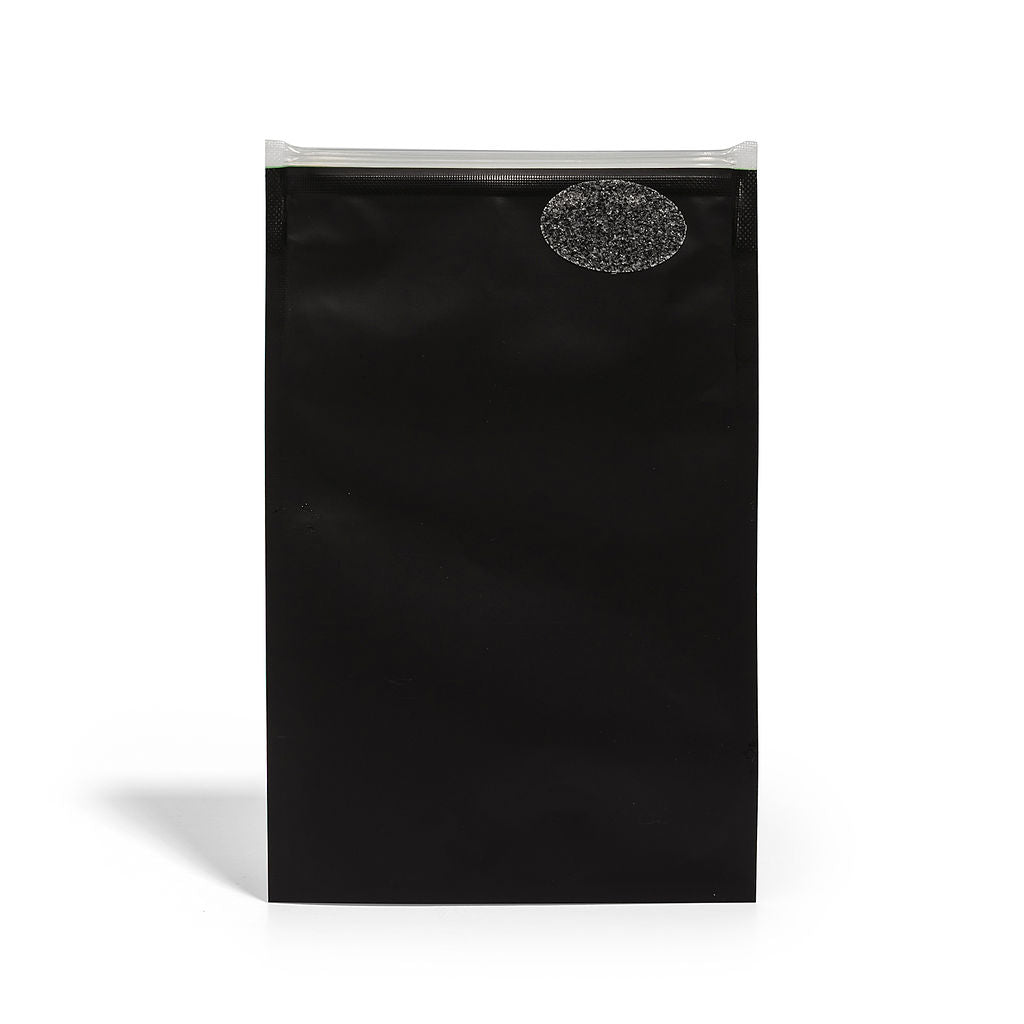 3.5g Matte Black/Lime Mylar Bags - 1300 Count ($0.29/Unit) | 4"x6" - Child Resistant