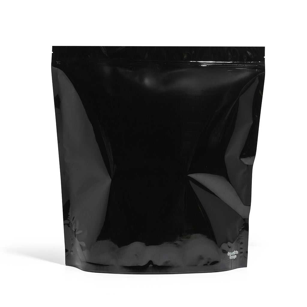 1lb Black Grower Storage Bags with Window - 250 Count ($0.98/Unit)