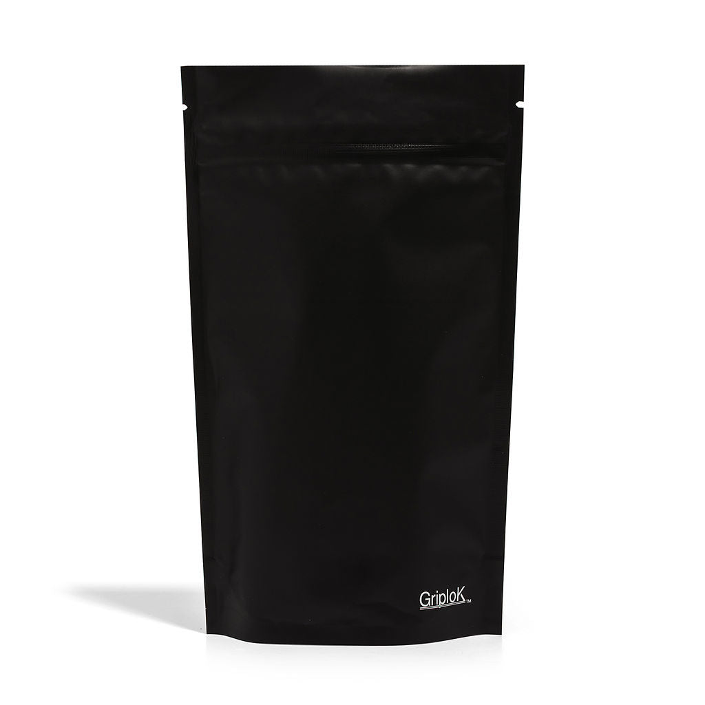 14g Matte Black Bags - 1900 Count ($0.34/unit) | 4.5"x7.5"x2" - Child Resistant