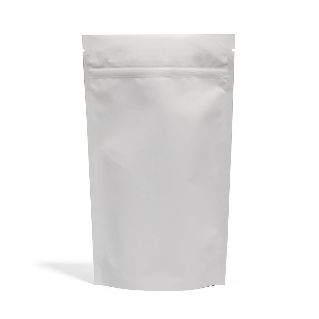 14g Matte White Bags - 1900 Count ($0.34/unit)| 4.5"x7.5"x2" - Child Resistant