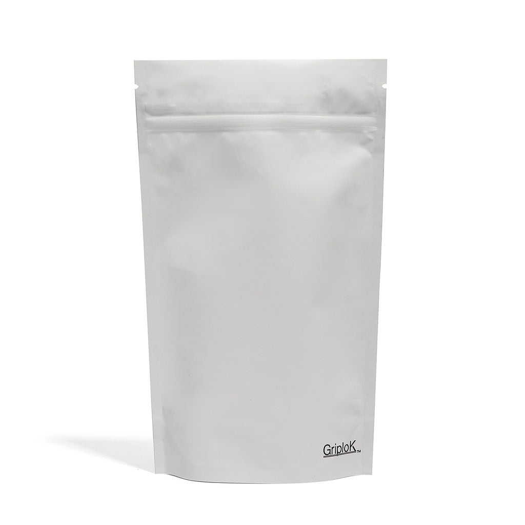 14g Matte White Bags - 1900 Count ($0.34/unit)| 4.5"x7.5"x2" - Child Resistant