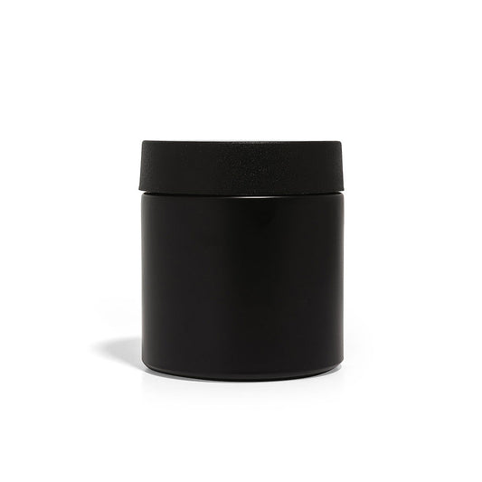 4oz Black Glass Straight-Wall Jar with Child-Resistant Lid - 105 Count ($0.89/Unit)