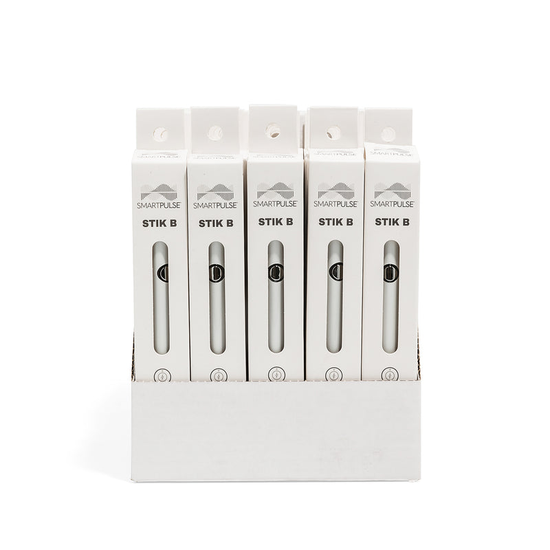 White SmartPulse Battery, Button Activated, 320mAh, Micro USB, 2.6v - 25 Count ($4.70/Unit)