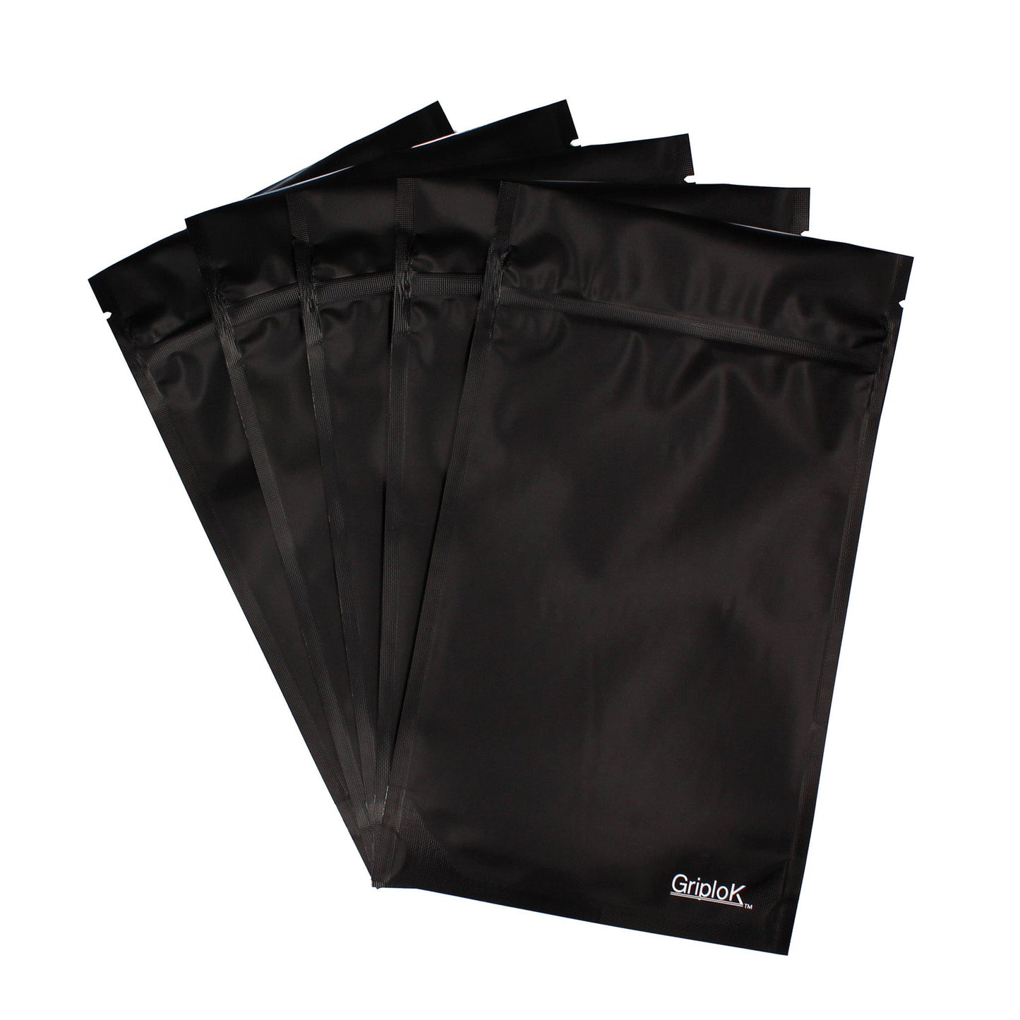 14g Matte Black Bags - 1900 Count ($0.34/unit) | 4.5"x7.5"x2" - Child Resistant