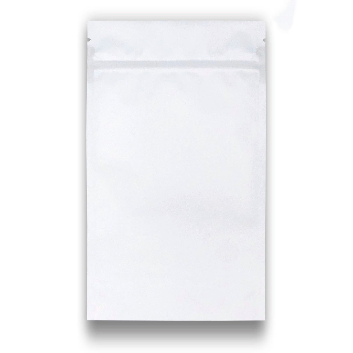14g Matte White Bags - 1900 Count ($0.34/unit)| 4.5"x7.5"x2" - Child Resistant