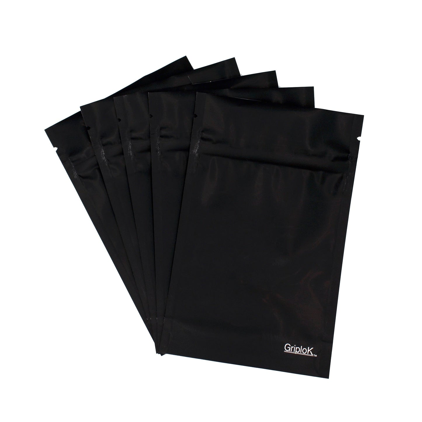 3.5g Matte Black/Clear Bags - 3200 Count ($0.22/unit) | 3.5"x5.5"x1.5" - Child Resistant