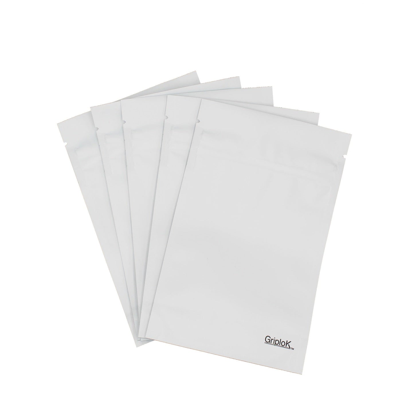 3.5g Matte White Bags - 3200 Count ($0.22/unit) | 3.5"x5.5"x1.5" - Child Resistant