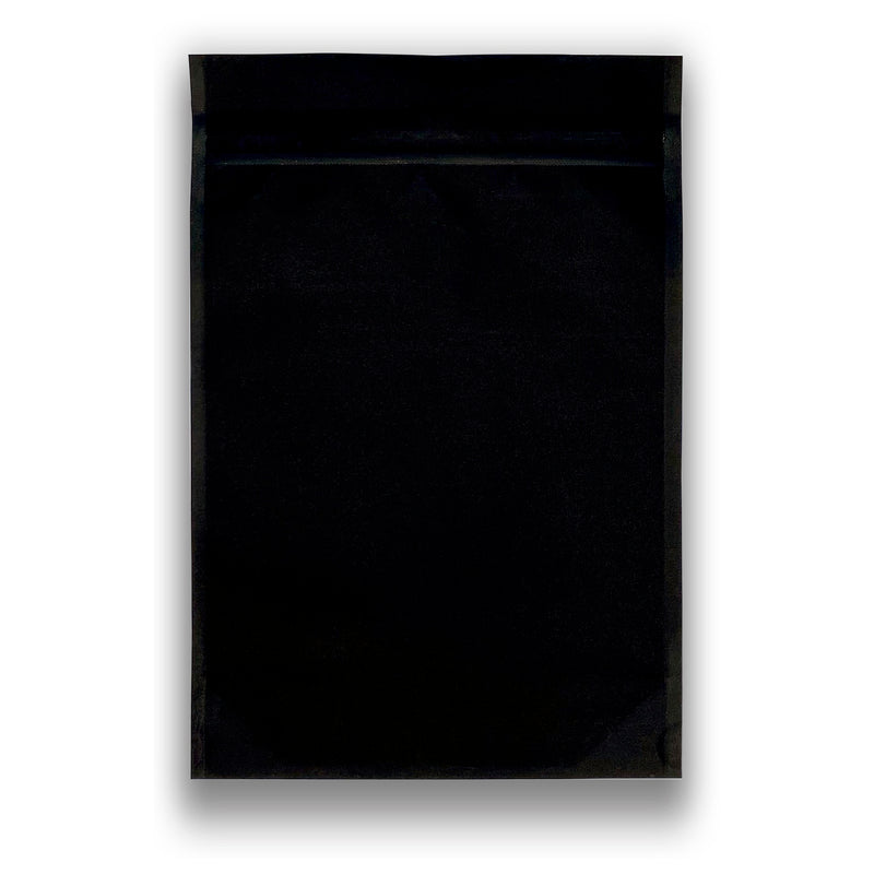 28 Gram Black GriploK Soft Touch Child Resistant Mylar Bags