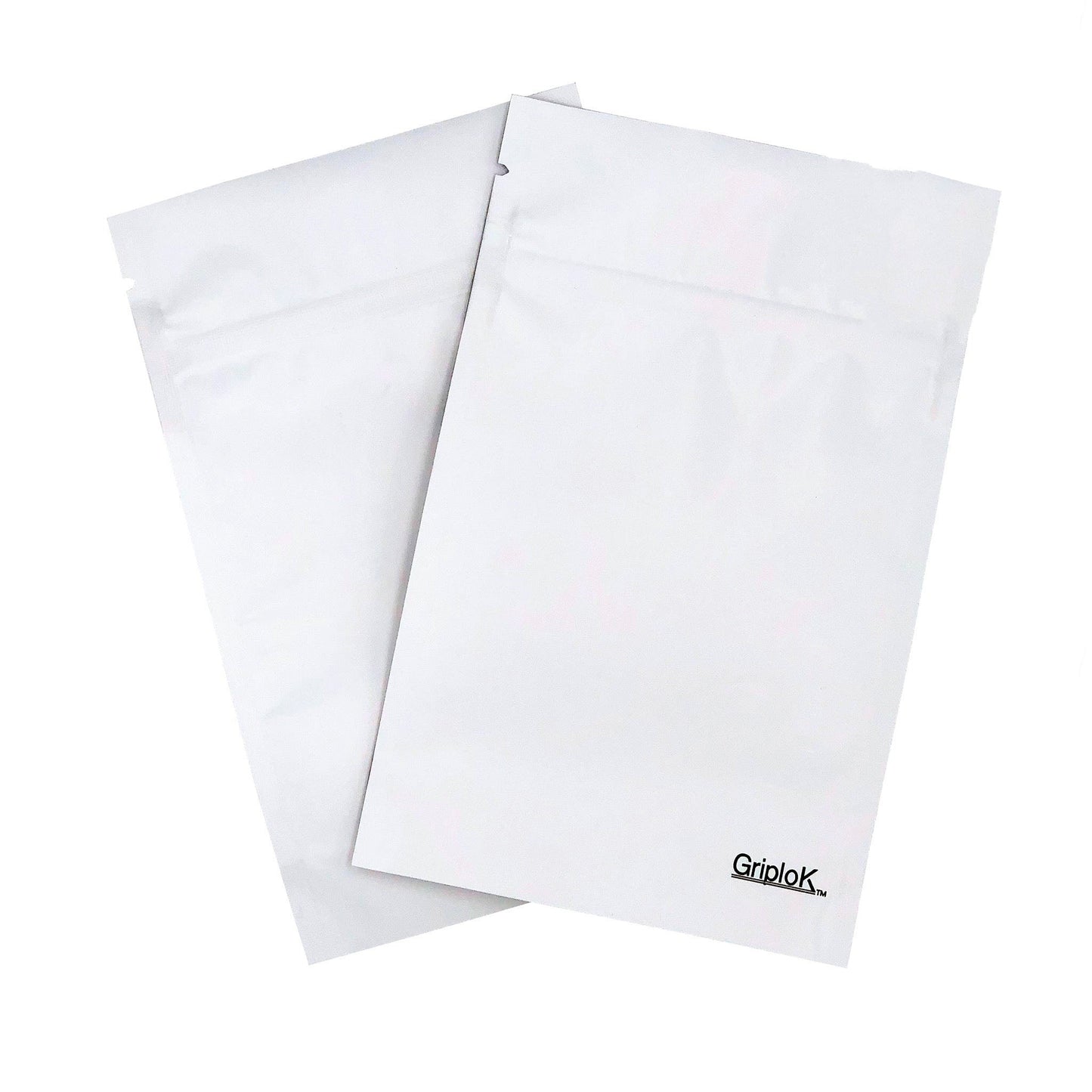 3.5g Matte White Bags - 3200 Count ($0.22/unit) | 3.5"x5.5"x1.5" - Child Resistant