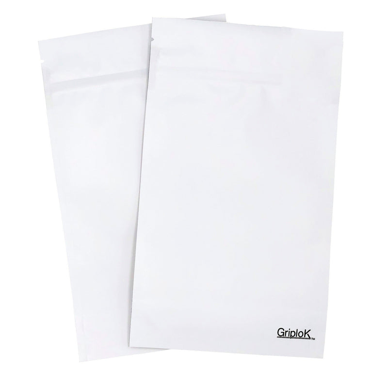 14g Matte White Bags - 1900 Count | 4.5"x7.5"x2" - Child Resistant