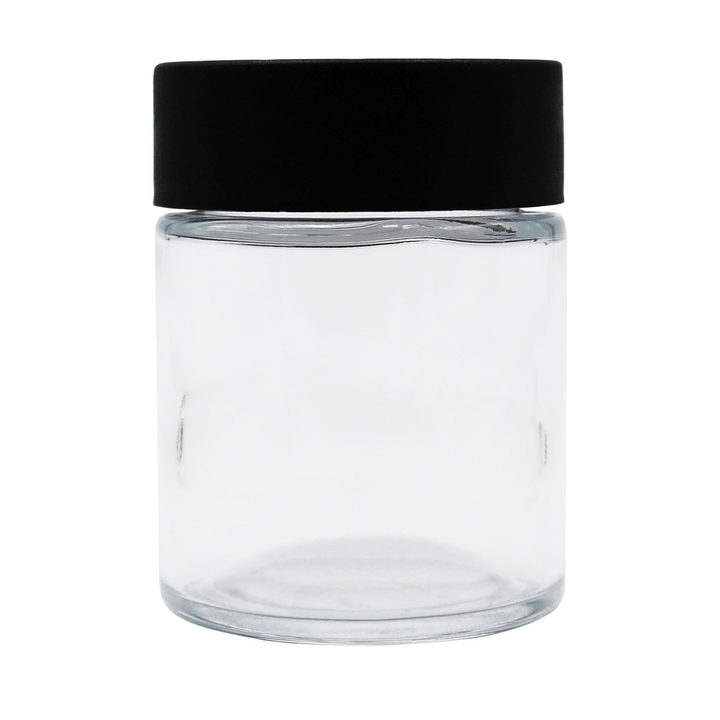 2oz Clear Glass Straight-Wall Jar with Child-Resistant Lid - 144 Count ($0.47/Unit)