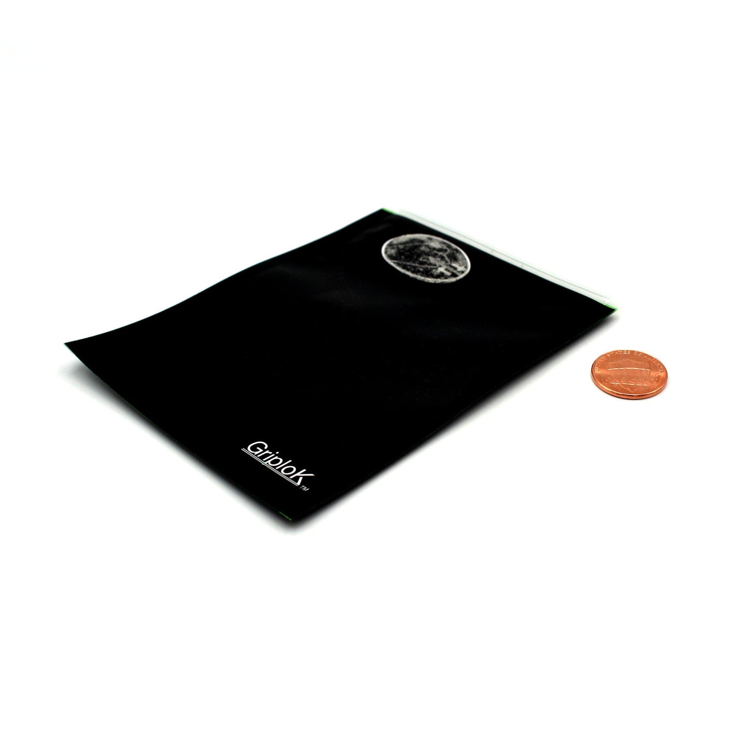 1g Matte Black/Lime Mylar Bags - 1500 Count ($0.20/unit) | 3.5"x4.5" - Child Resistant