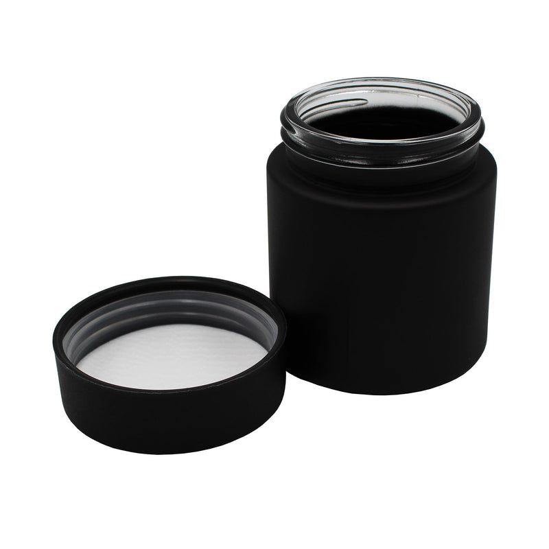 4oz Black Glass Straight-Wall Jar with Child-Resistant Lid - 105 Count ($0.82/Unit)