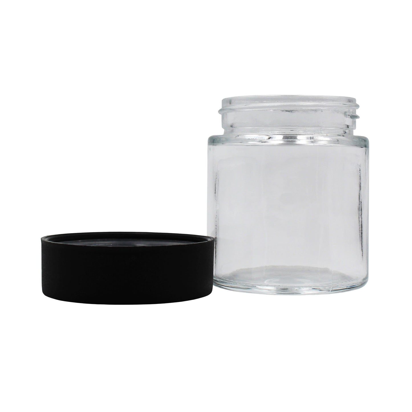 4oz Clear Glass Straight-Wall Wide-Mouth Jar with Child-Resistant Lid - 105 Count ($0.65/Unit)