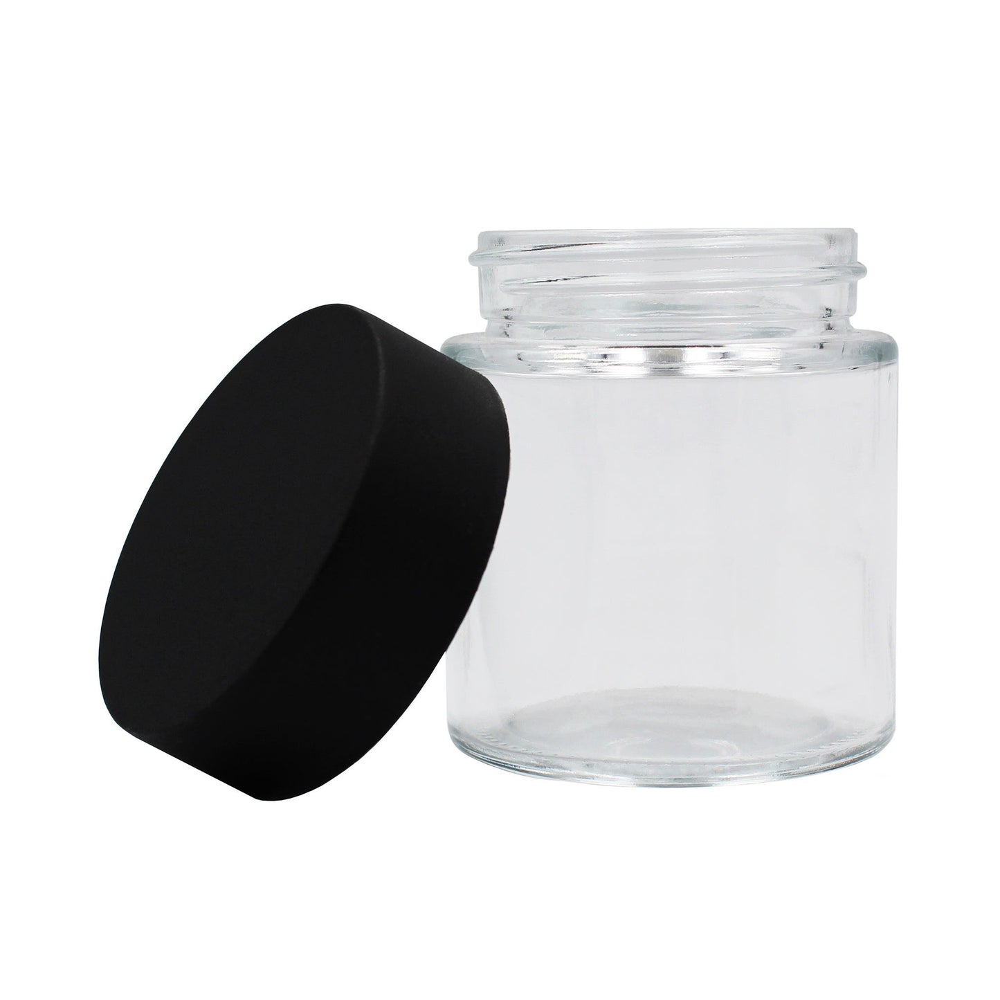 4oz Clear Glass Straight-Wall Wide-Mouth Jar with Child-Resistant Lid - 105 Count ($0.65/Unit)