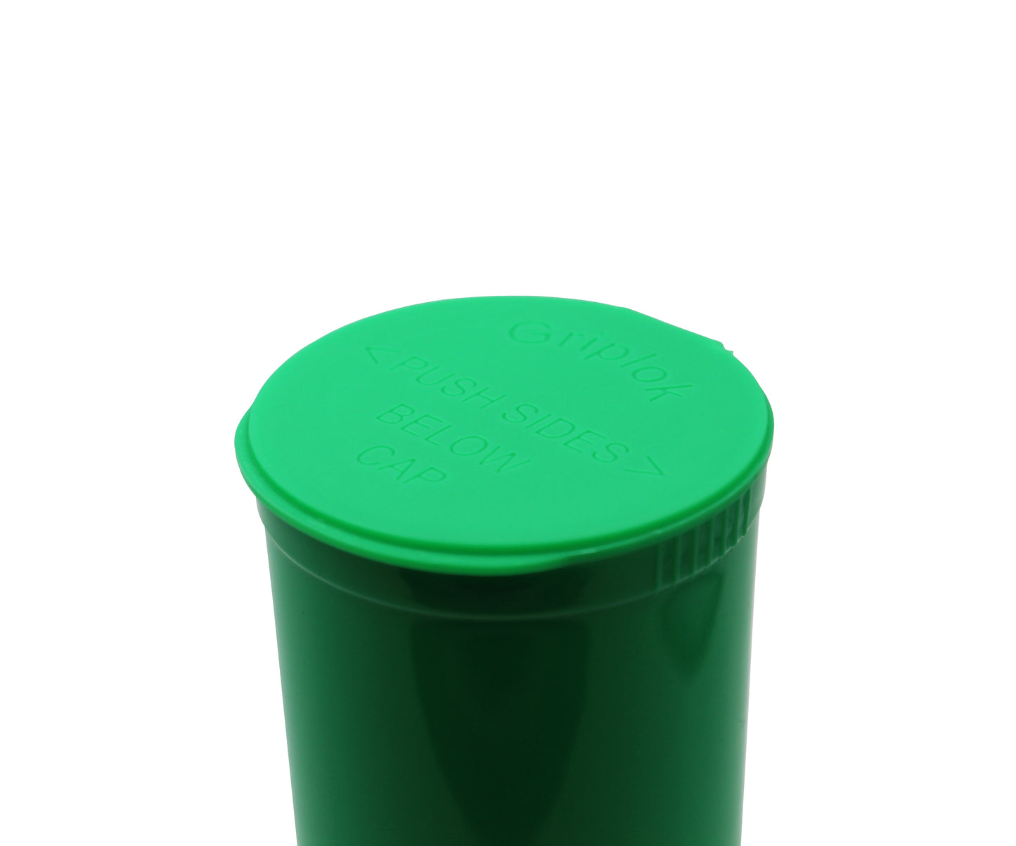 Opaque Lime Green 60 Dram GriploK Child-Resistant Pop Top Bottle