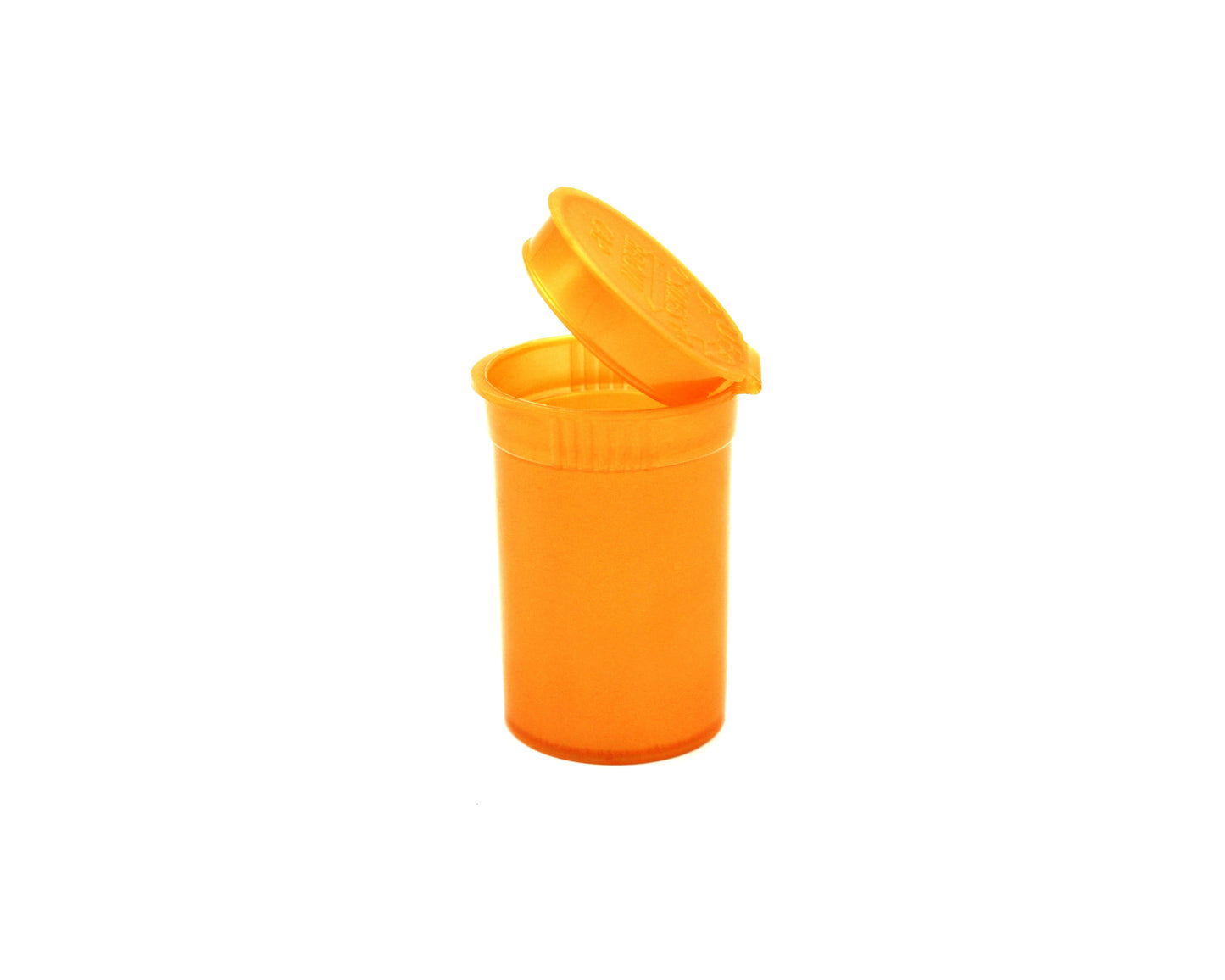 6 Dram Pop Top Bottles - 600 Count ($0.10/Unit) - Child Resistant