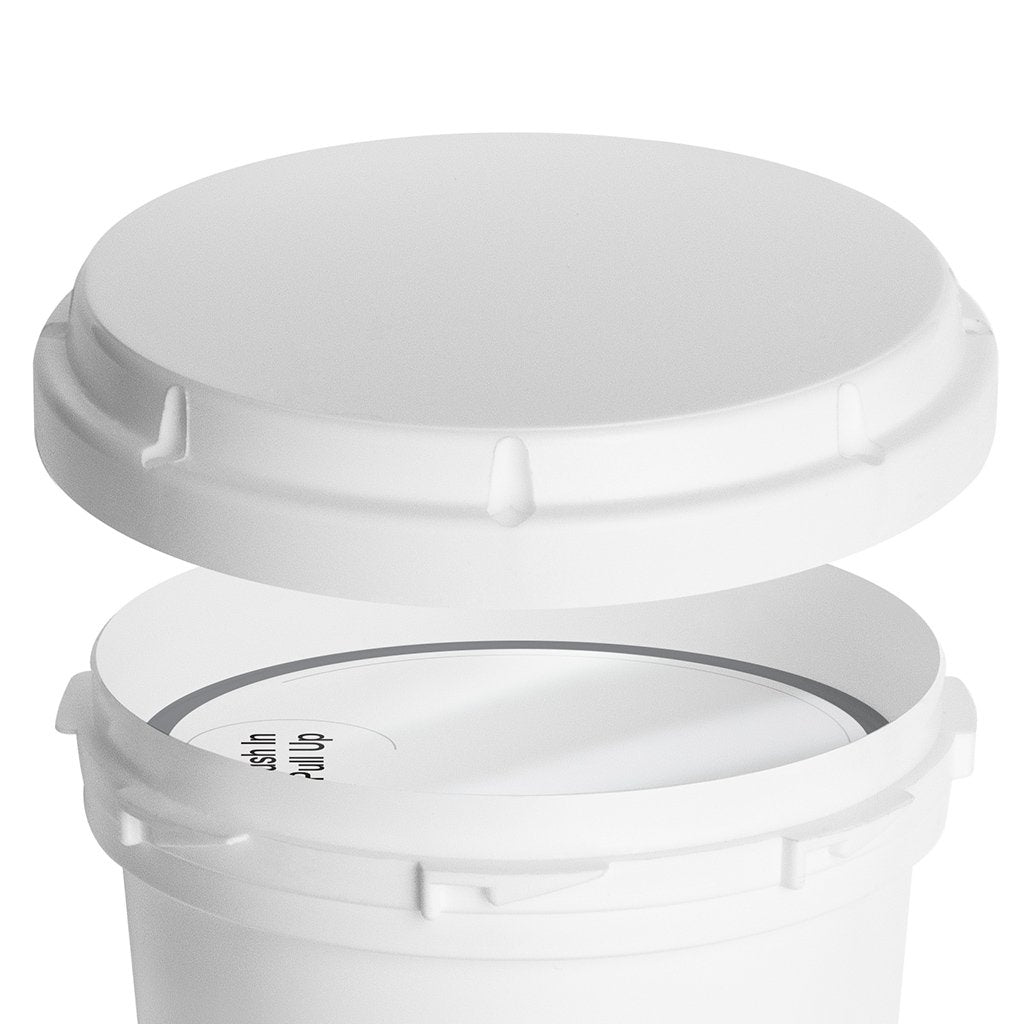 Opaque White CoolJarz 40 Dram Push & Turn Vial with Child-Resistant Cap