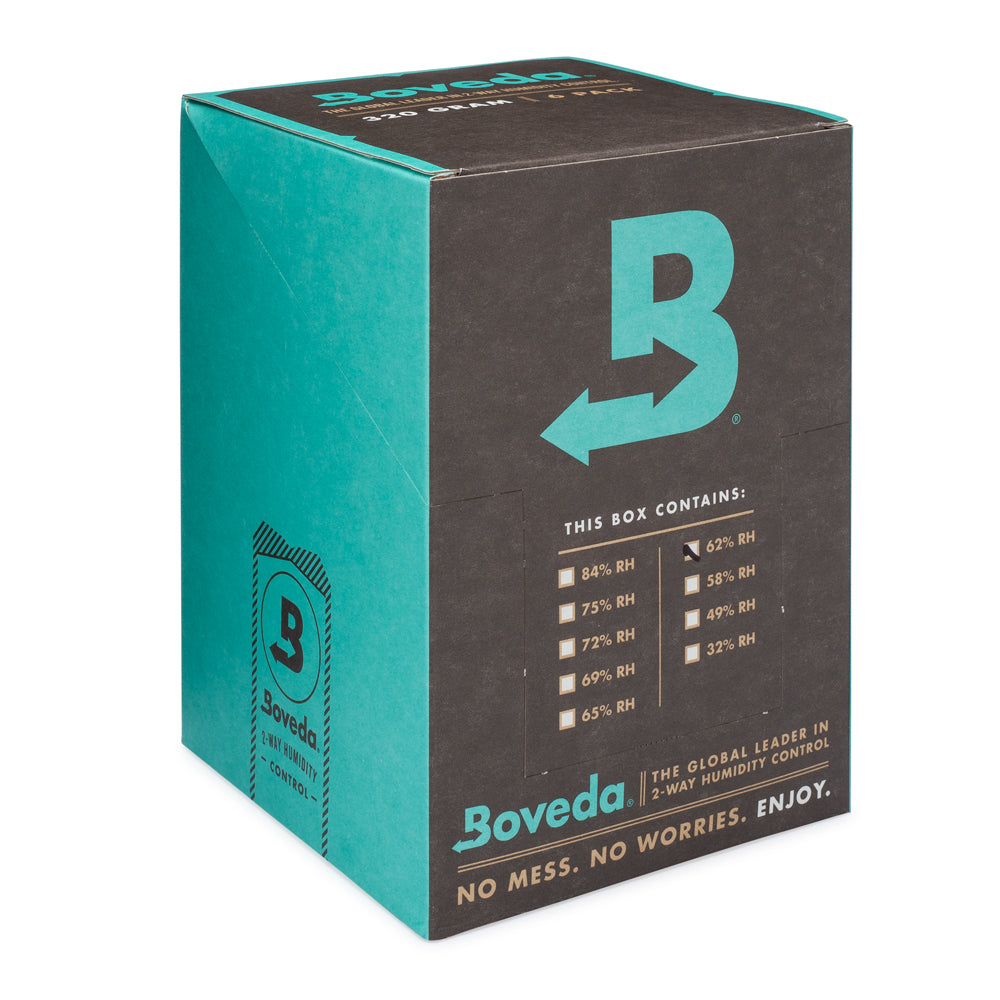 Boveda Size 320 - 62% Two-Way Humidity Packs - 6 Pack