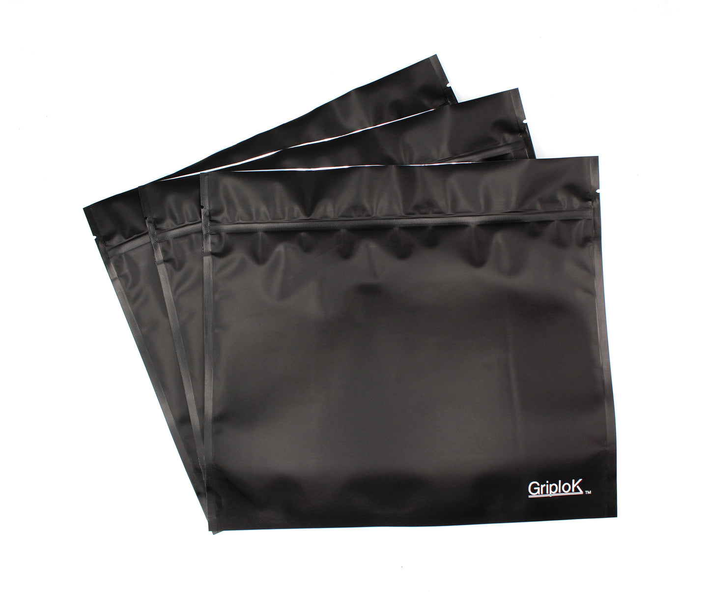 28g Matte Black Bags - 800 Count ($0.38/unit) | 9"x8"x3" - Child Resistant