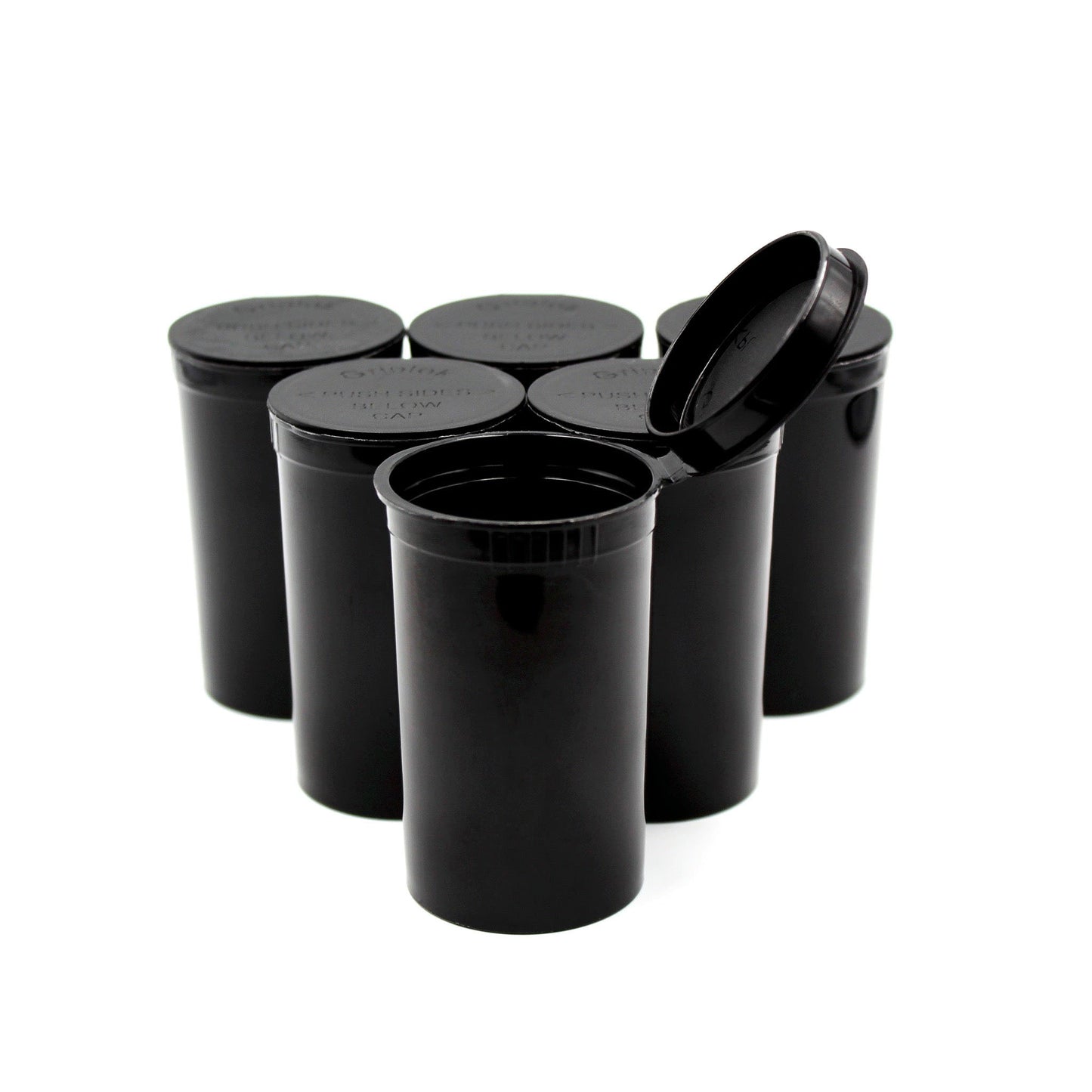 19 Dram Pop Top Bottles - 225 Count ($0.15/Unit) - Child Resistant